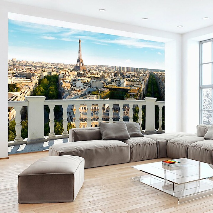 Fotótapéta - Napfénybe boruló Párizs 400x280