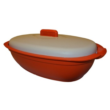 Castron oval cu capac, 35x22.5x12 cm Castron oval cu capac, 35x22.5x12 cm