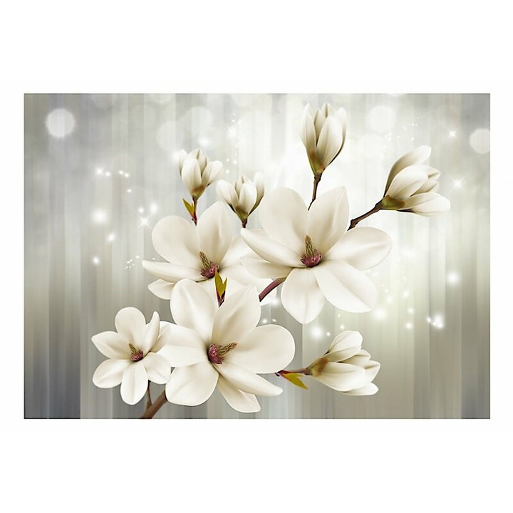 Fotótapéta - Fehér magnóliák 400x280