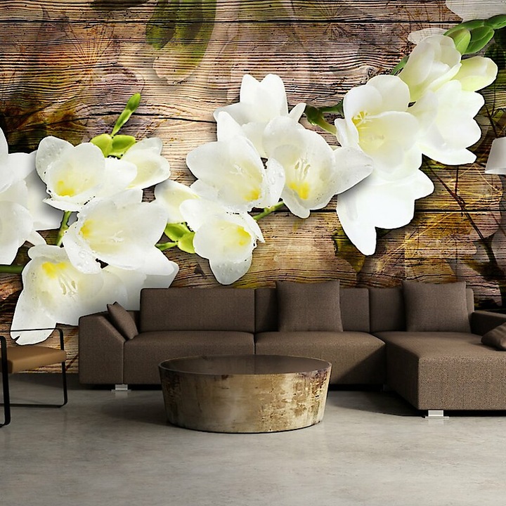 Fotótapéta - Fehér frézia 400x280