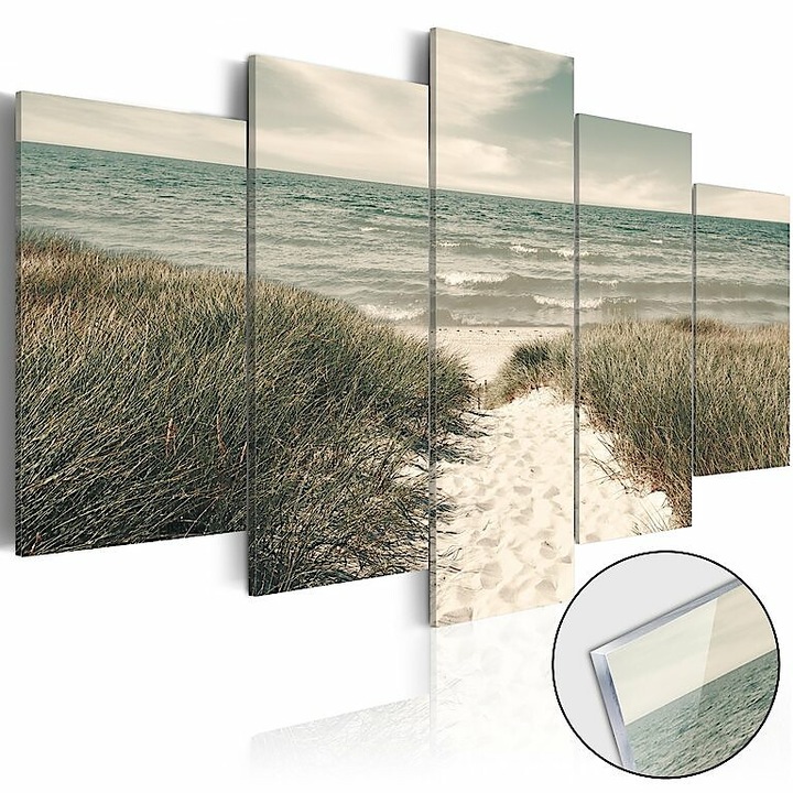 Akrilüveg kép - Quiet Beach [Glass] 200x100