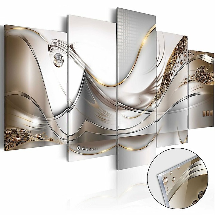 Akrilüveg kép - Golden Flight [Glass] 200x100