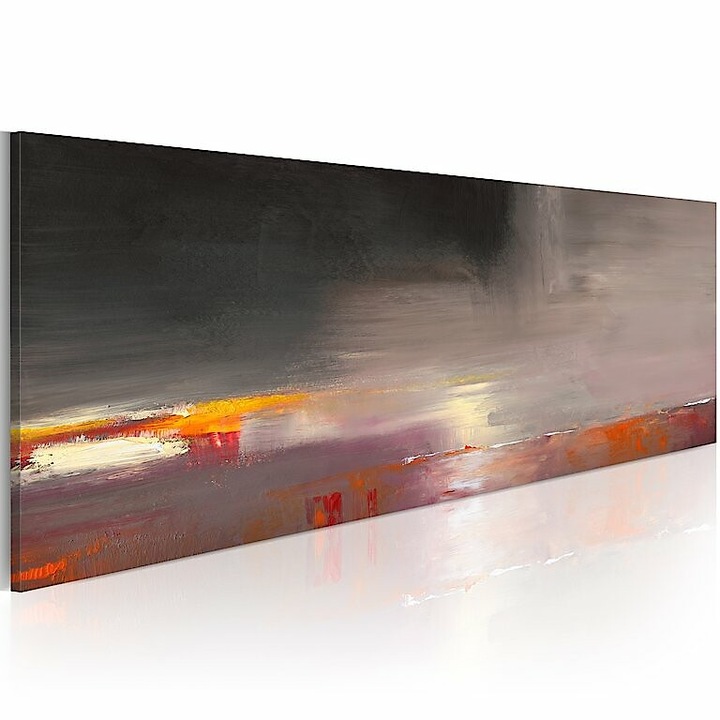 Kézzel festett kép - Foggy tenger 100x40