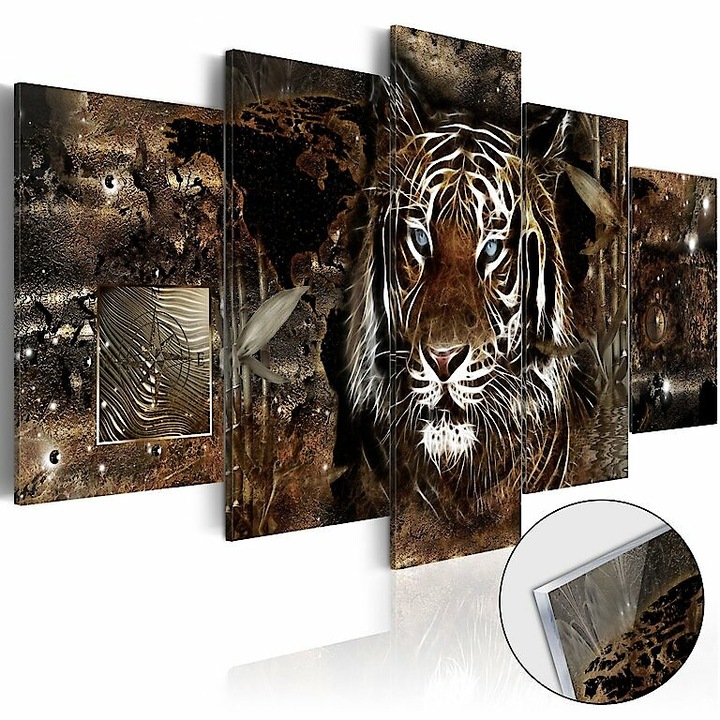 Akrilüveg kép - Guard of the Jungle [Glass] 200x100