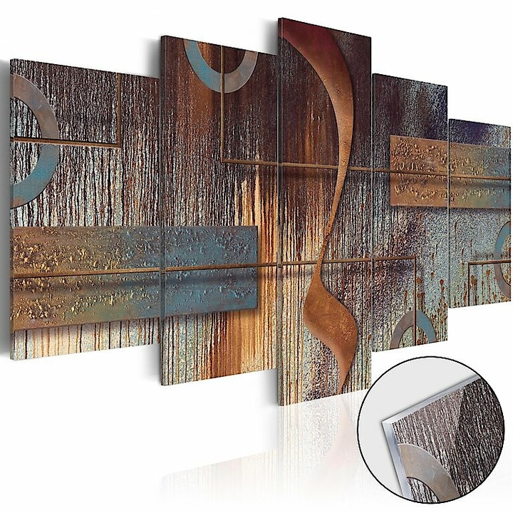Akrilüveg kép - Oriental Composition [Glass] 200x100