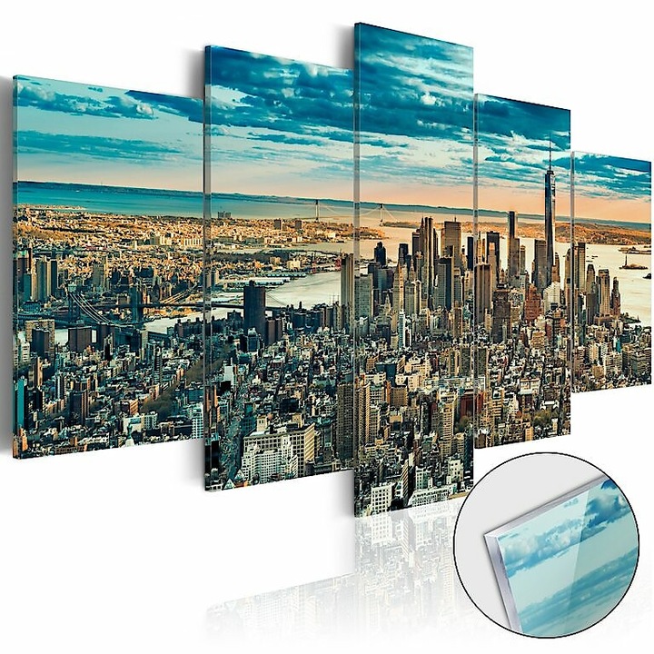 Akrilüveg kép - NY: Dream City [Glass] 200x100
