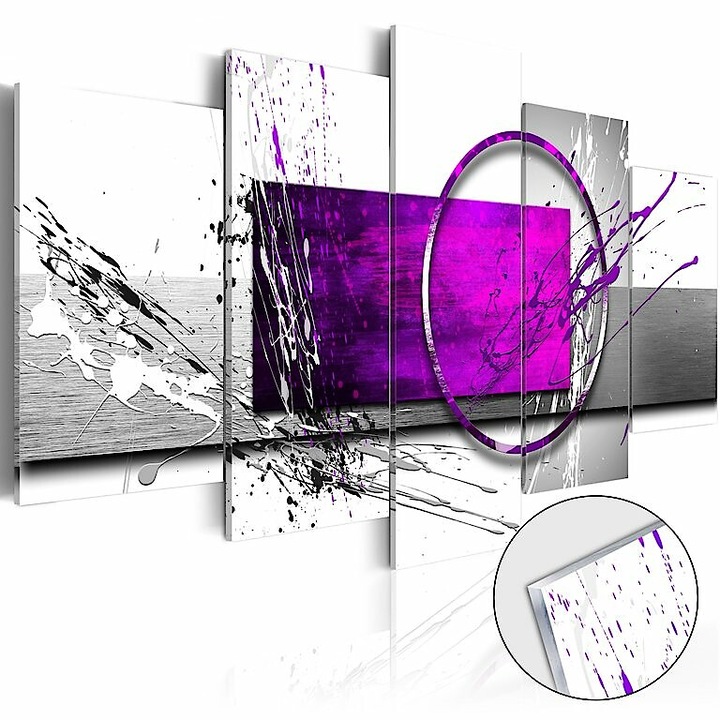 Akrilüveg kép - Purple Expression [Glass] 200x100