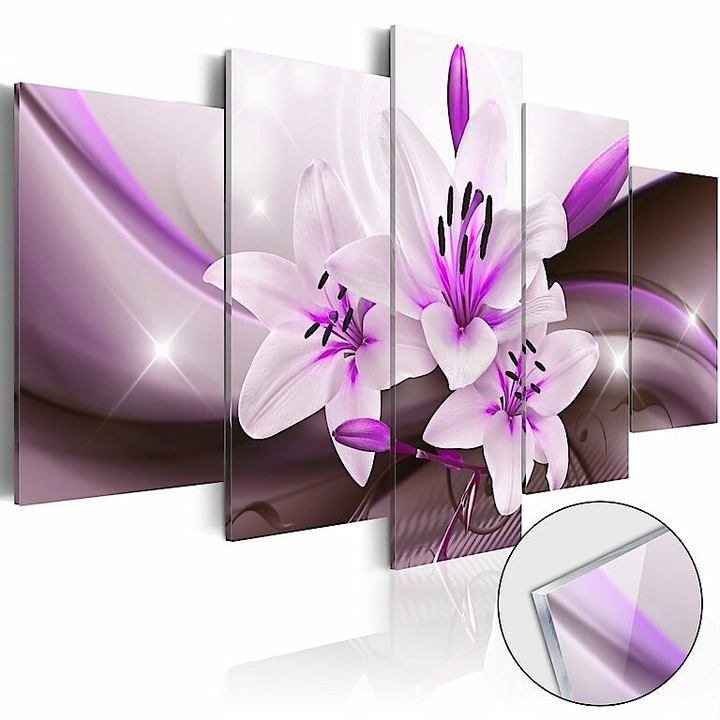 Akrilüveg kép - Violet Desert Lily [Glass] 200x100