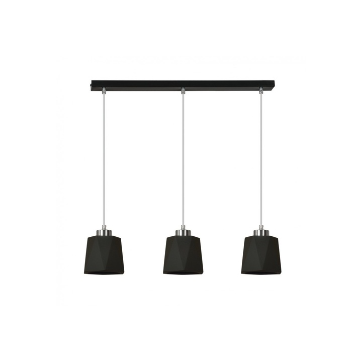 Полилей Emibig Star, 3X60W, Черен