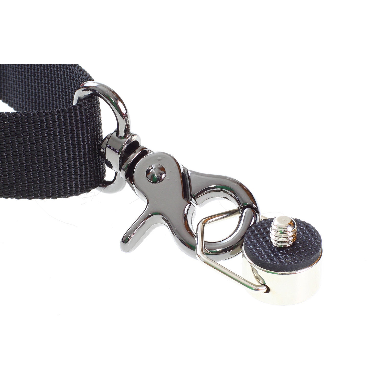 Carabiniera JJC NS-J3 si ureche asigurare cu surub 1/4 pentru curelele Black Rapid