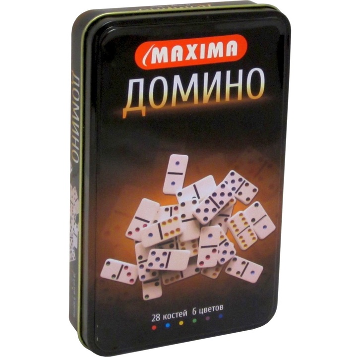 Домино в метална кутия, MAXIMA 270759