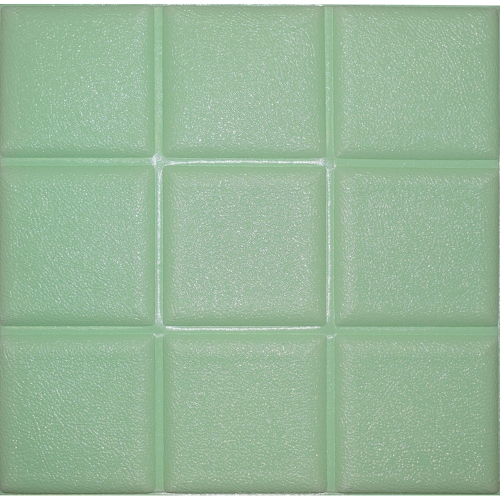 Декоративен панел (тапет) за стена MAXIMA 510004, 3D, 30х30 см, Зелен