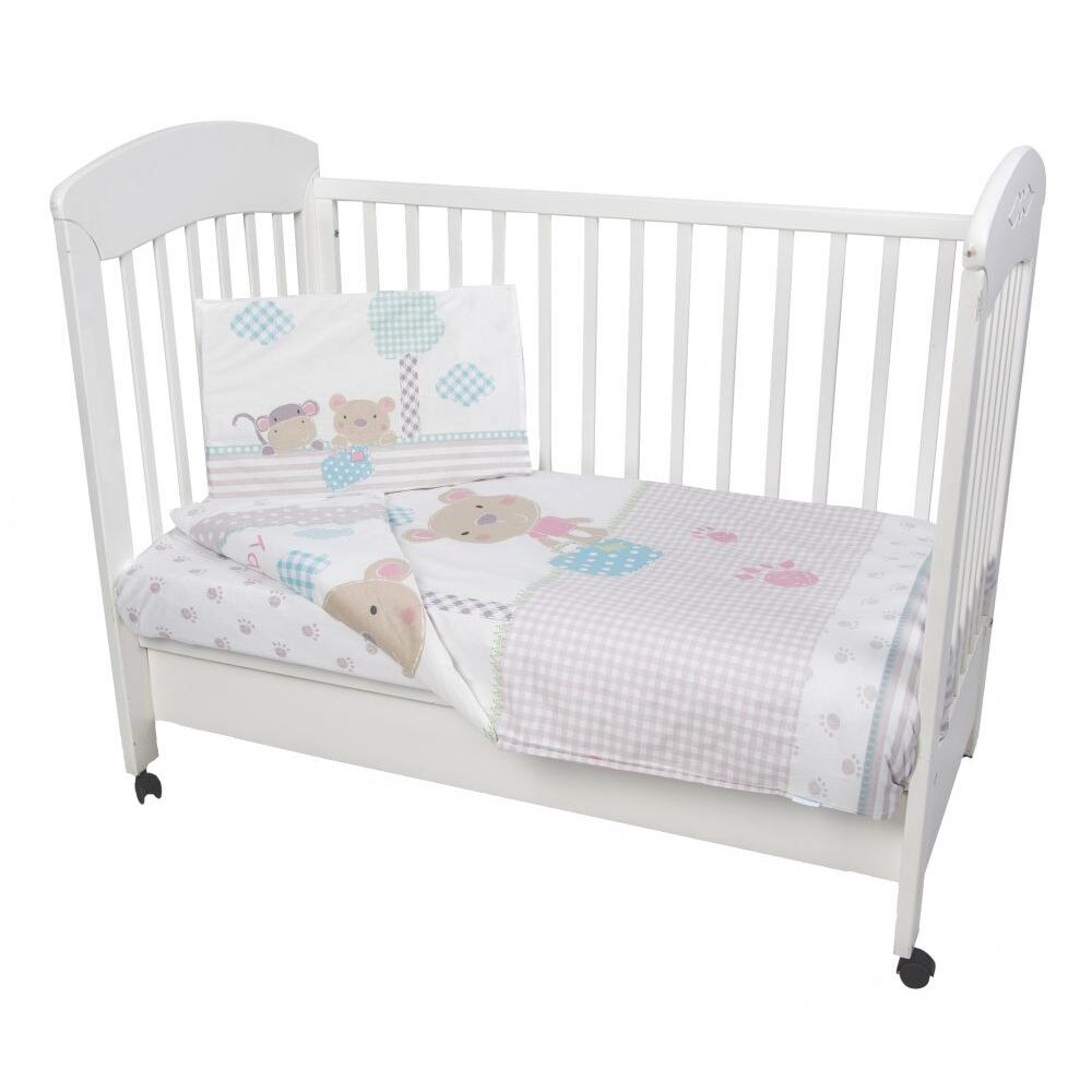 Lenjerie patut cu 2 piese 140x70cm Fantasia