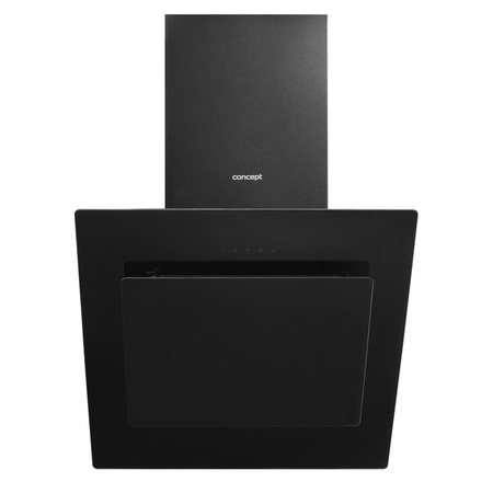 Hota decorativa semineu Concept OPK5360BC, Putere de absorbtie 600m3/h, 60 cm, Sticla neagra