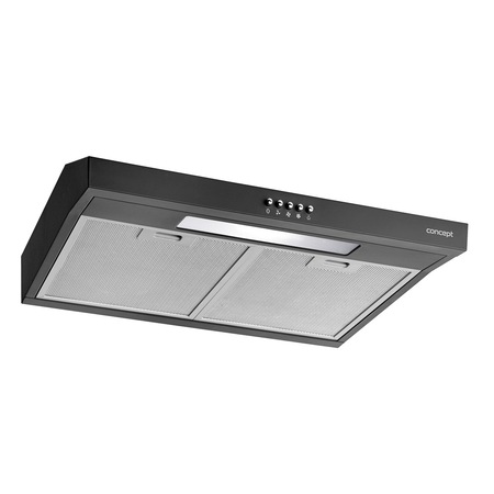 Hota traditiona Concept OPP1260BC, Putere de absorbtie 140m3/h, 1 motor, 60 cm, Negru