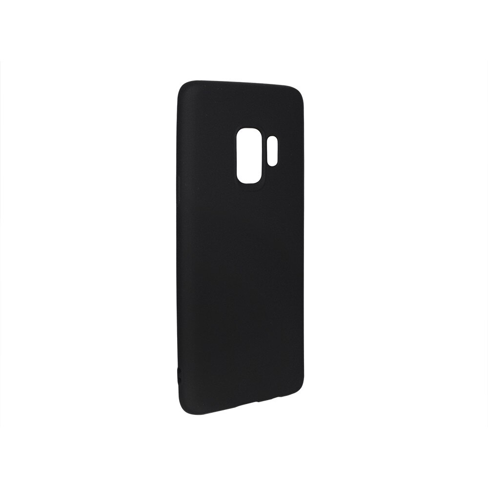 Husa de protectie spate Level pentru Samsung Galaxy S9 2018 G960, Silicon, Negru