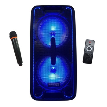 Boxa Cu Statie Activa Tip Troller, 2 Difuzoare de 10 Inch , Microfon Wireless , Telecomanda , Bluetooth , Cititor Stick USB , Card MicroSD , Radio FM Boxa Cu Statie Activa Tip Troller, 2 Difuzoare de 10 Inch , Microfon Wireless , Telecomanda , Bluetooth , Cititor Stick USB , Card MicroSD , Radio FM