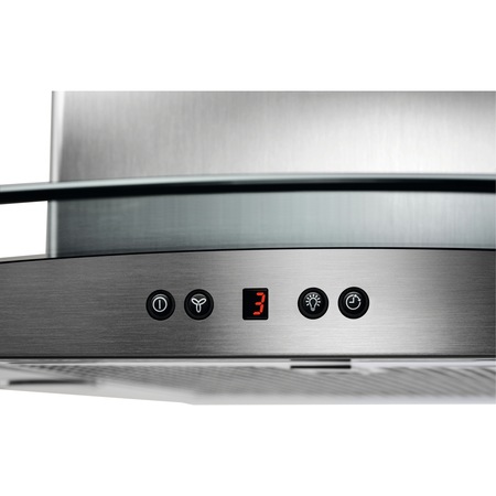 Hota incorporabila decorativa Electrolux EFL10965OX, Putere de absorbtie 600 mc/h, 1 Motor, 100 cm, Inox