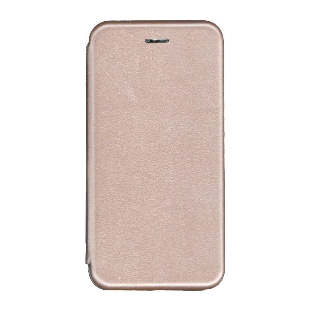 Husa de protectie tip carte, EuroCELL 360 de grade, pentru Samsung Galaxy A6 Plus 2018, roz auriu