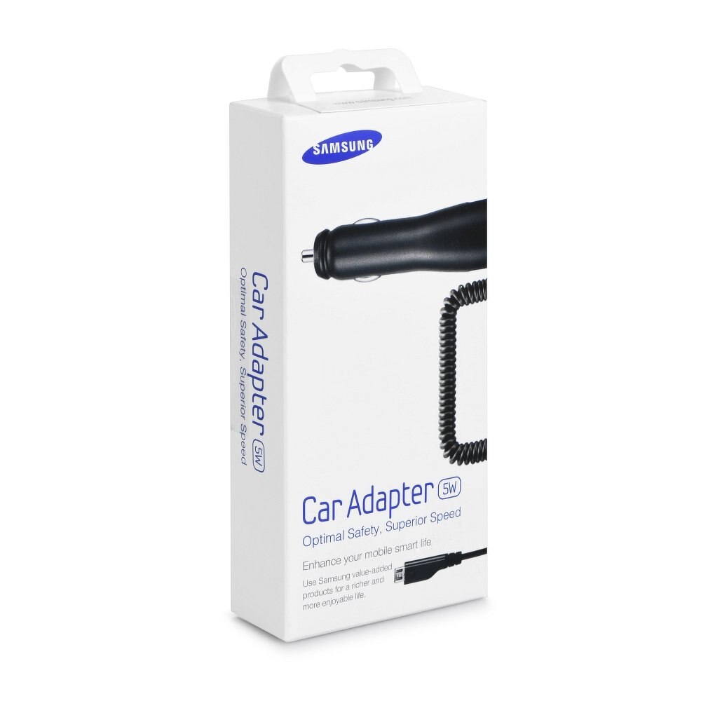 Зарядно устройство за кола Samsung ECA-U16CBEGSTD Micro usb, 1A, Черно ...