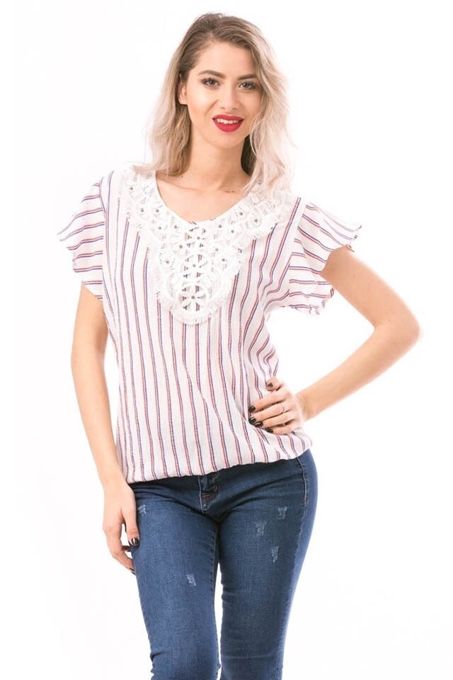 Bluza dama pettitcoat zenda, Alb, S