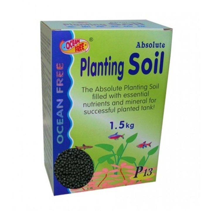 Substrat fertil plante acvatice P13 Absolute Planting Soil negru 1,5kg