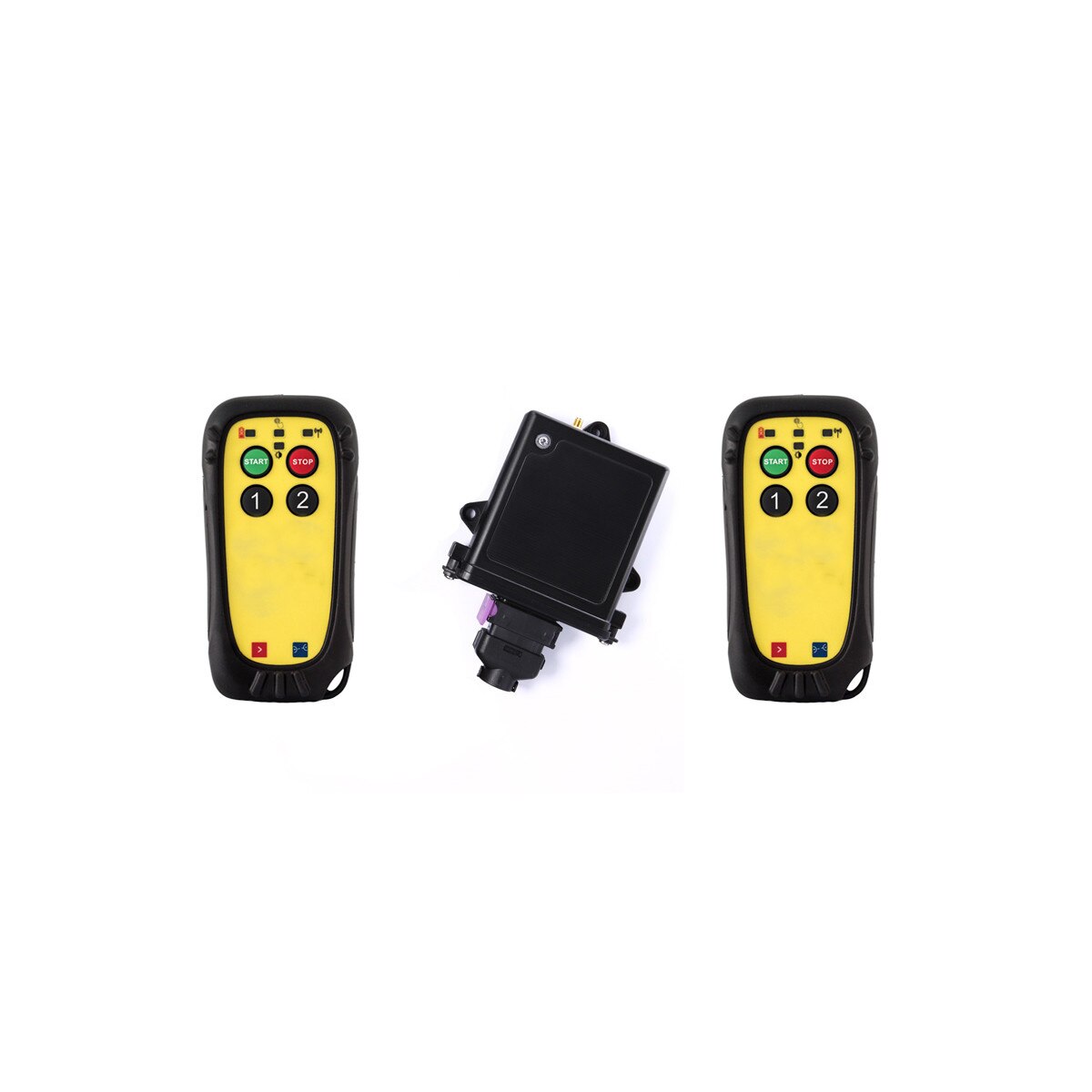 Set Radiocomanda industriala SISTEMATICA EASY 2B cu 2 transmitatoare