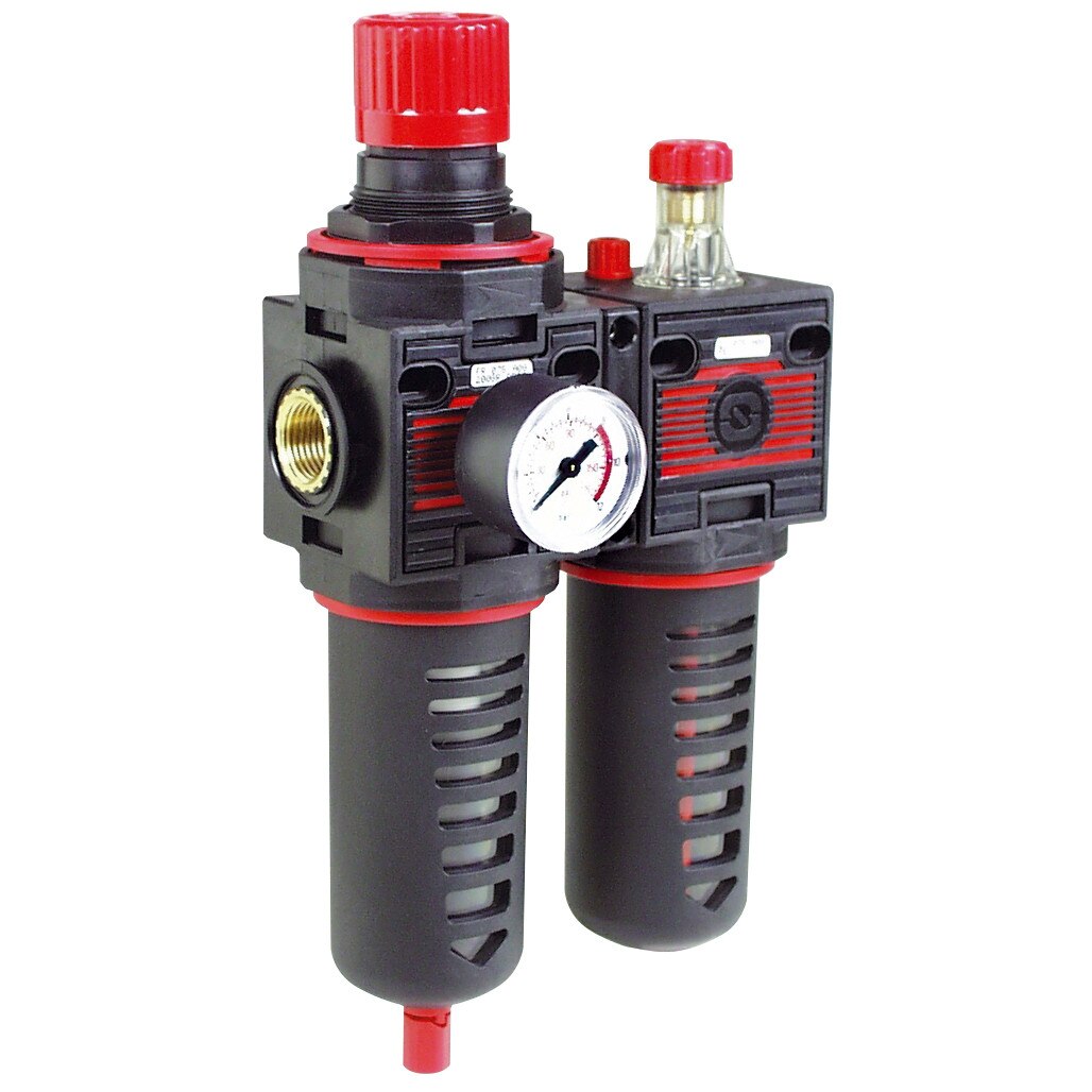 Grup reglare presiune-filtrare-ungere tip 930/12, 450l/min, max.12bar, racord 3/8'', FIAC