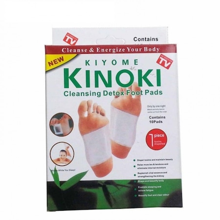 Plasturi homeopati cu turmalina pentru Detoxifiere Kinoki, 10 buc. • genunetwork.ro