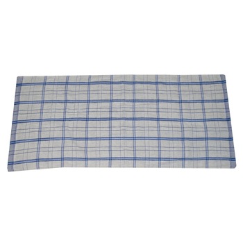 Prosop bucatarie, plusat, carouri albastre 32x70, PR-32-70-1A Prosop bucatarie, plusat, carouri albastre 32x70, PR-32-70-1A