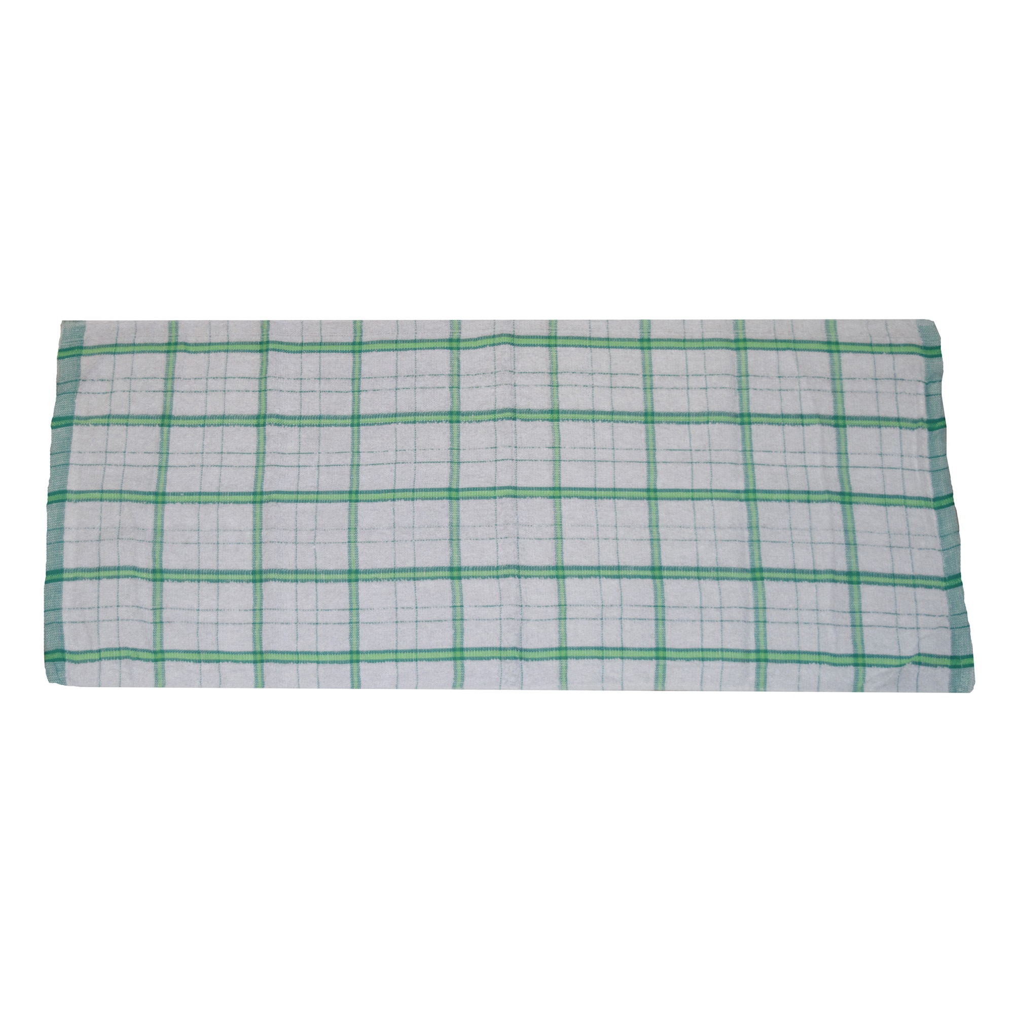 Prosop bucatarie, plusat, carouri verzi 32x70, PR-32-70-1V