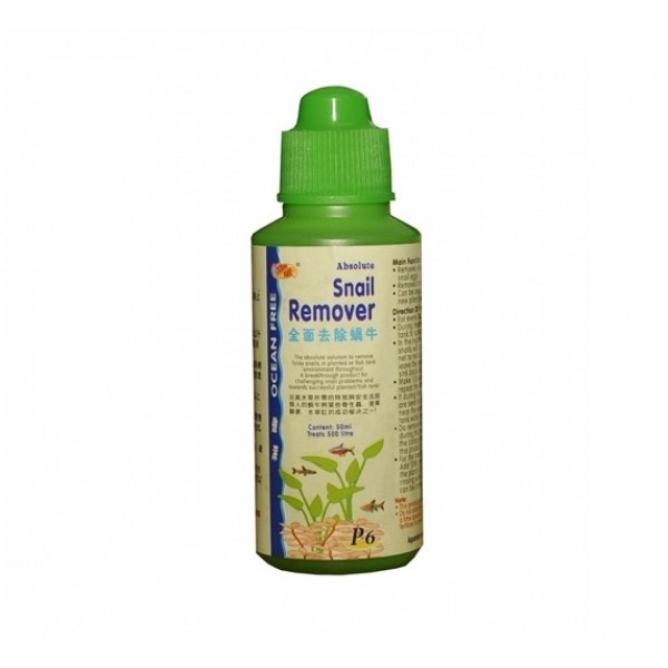 Solutie contra melcilor de acvariu P6 Snail Remover 50ml