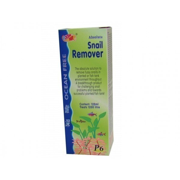 Solutie anti melci acvariu P6 Snail Remover 120ml