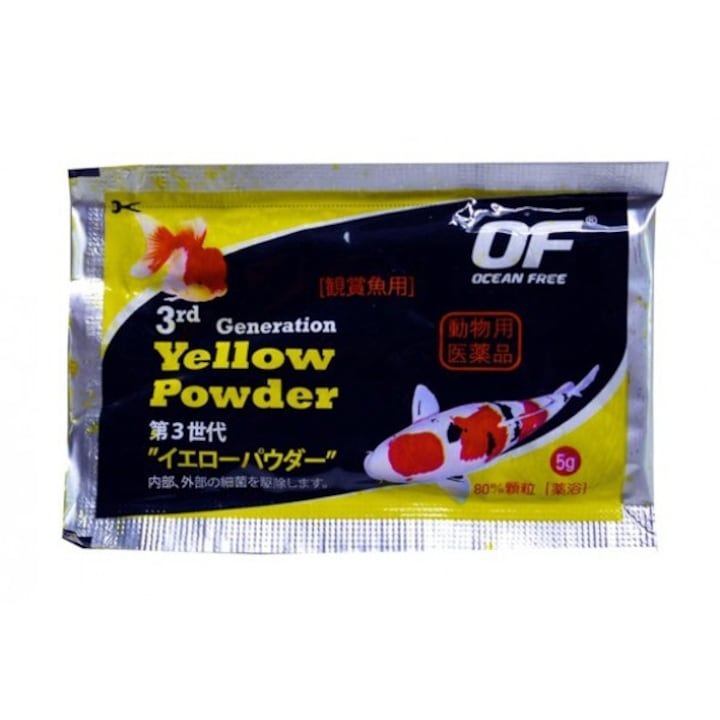 Tratament antibacterial pesti Yellow Powder 5 grame