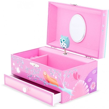 Cutie muzicala cu sertar, bufnita, Ulysse Cutie muzicala cu sertar, bufnita, Ulysse