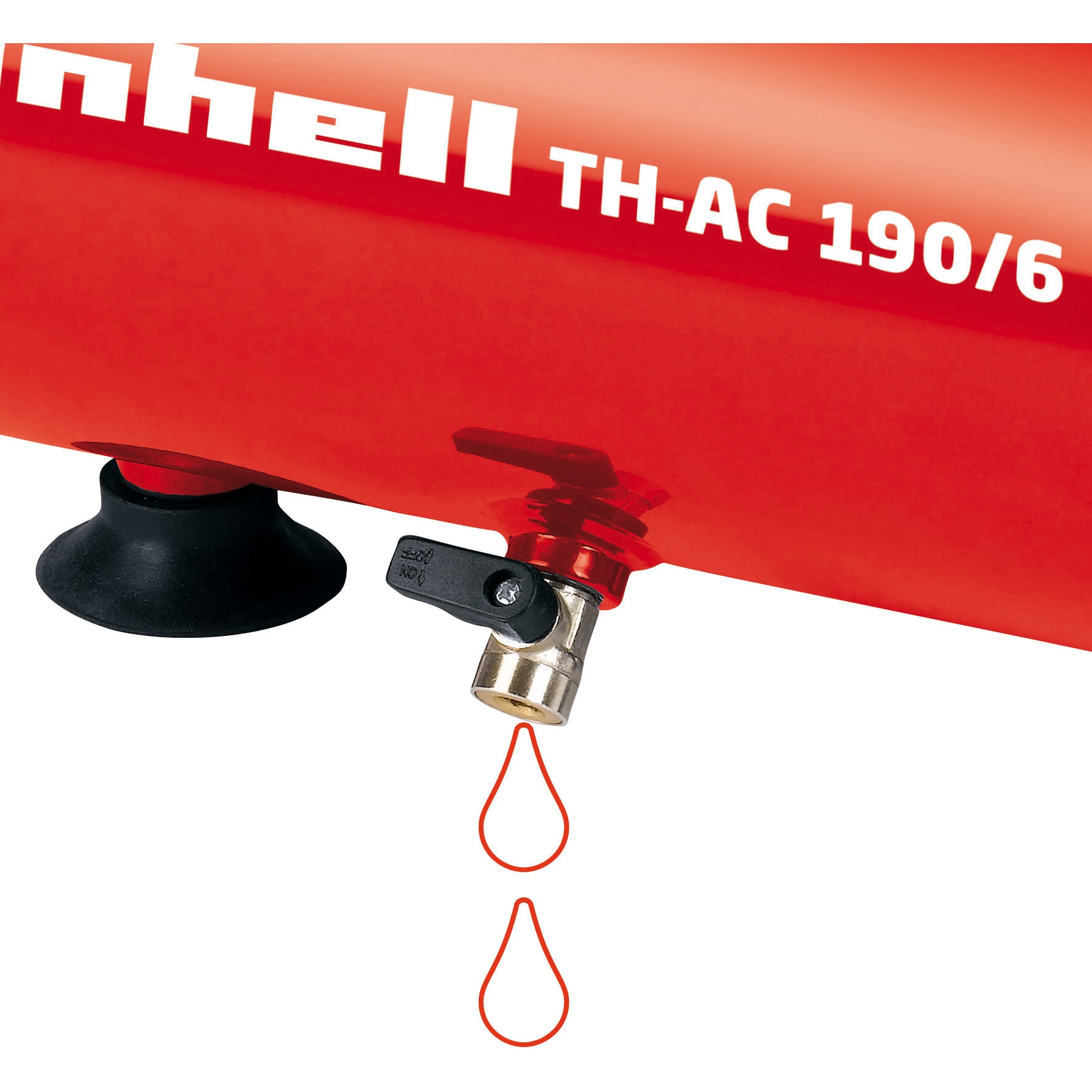 Einhell TH-AC 190/6 OF olajmentes 1100 W, l bar, 6 kompresszor, 8