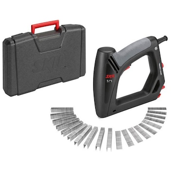 Capsator electric Skil F0158200AC, 20 capsari pe minut + Capse si Cuie, 8-16 mm Capsator electric Skil F0158200AC, 20 capsari pe minut + Capse si Cuie, 8-16 mm