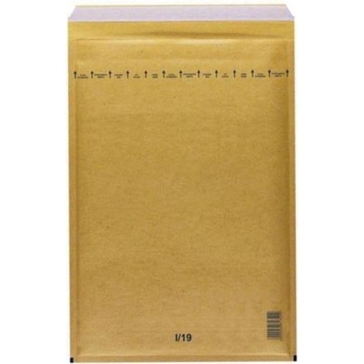 Plicuri cu Bule Antisoc I19, cu Dimensiunea 320 x 445 mm, 10 buc/set - Hartie Kraft 80 gr/m2, Lipire Autoadeziva BrandPaper