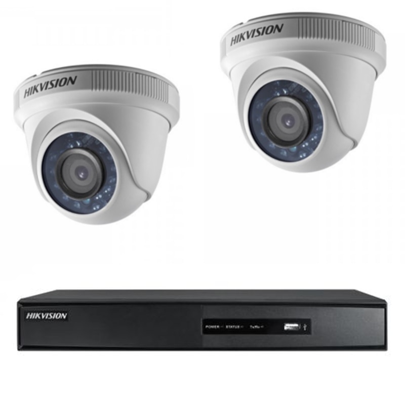 Sistem supraveghere video HIKVISION 2 camere 720 INTERIOR