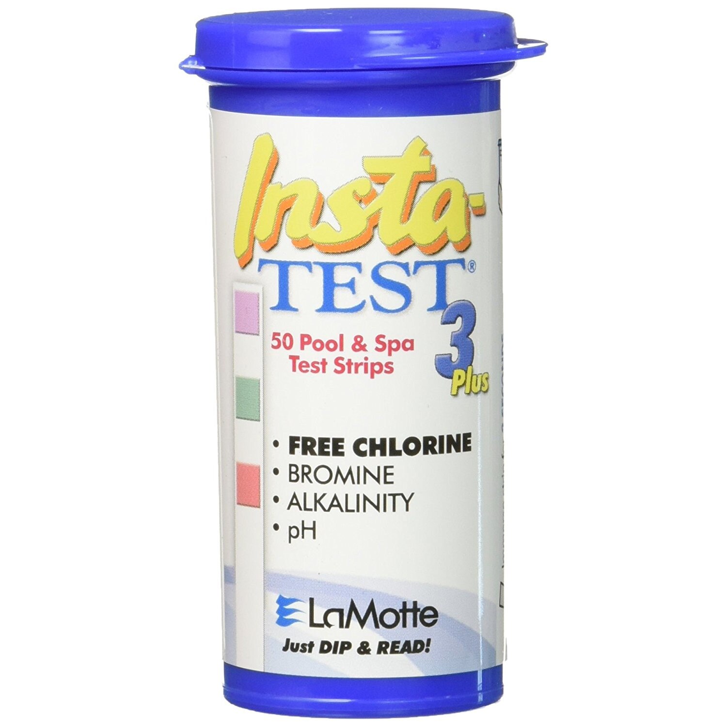 Benzi testare 4in1 (clor, brom, alcalinitate, pH) LaMotte, set 50 benzi