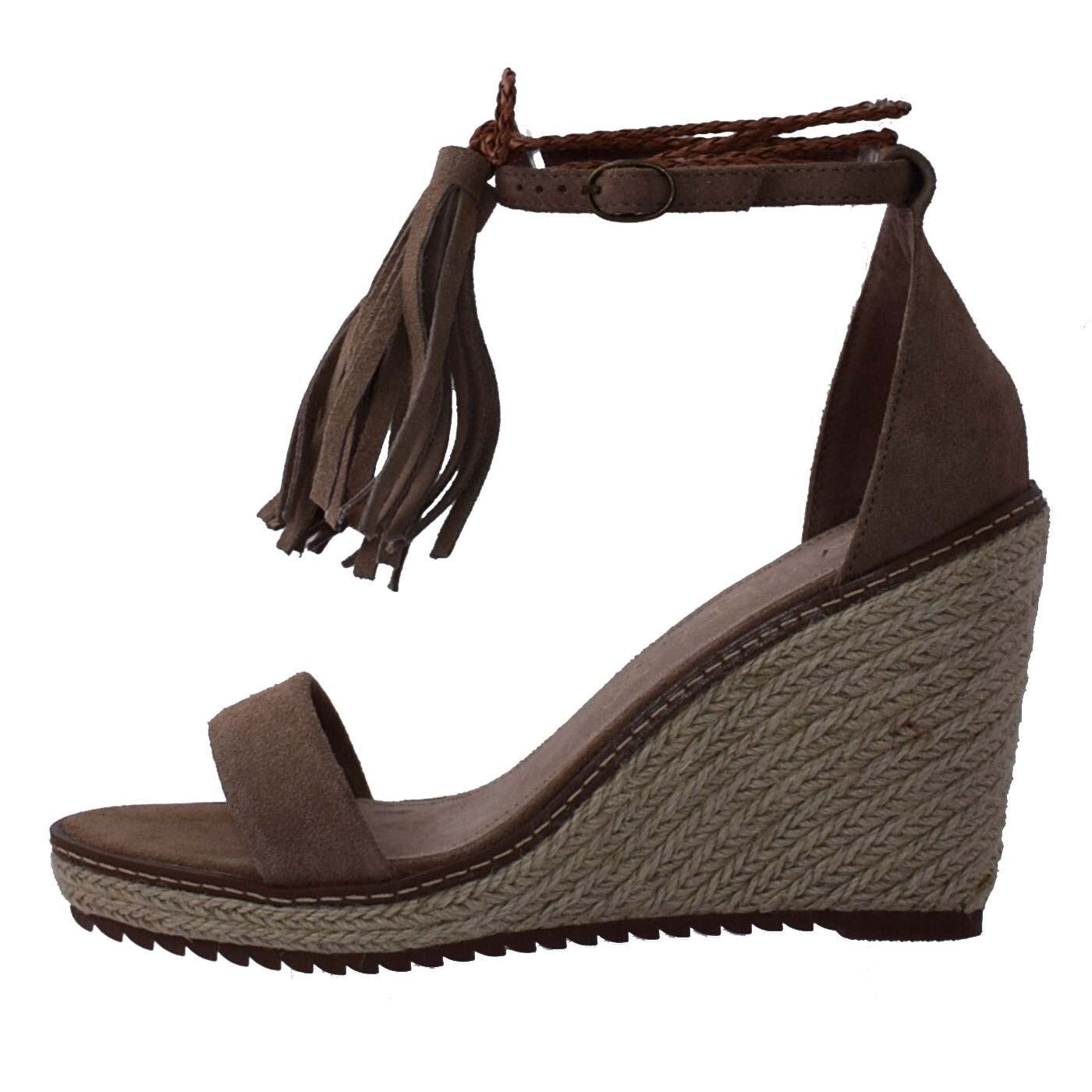 Sandale dama, din piele naturala, marca Carmela, 65493-B2-44, taupe, Taupe, 40