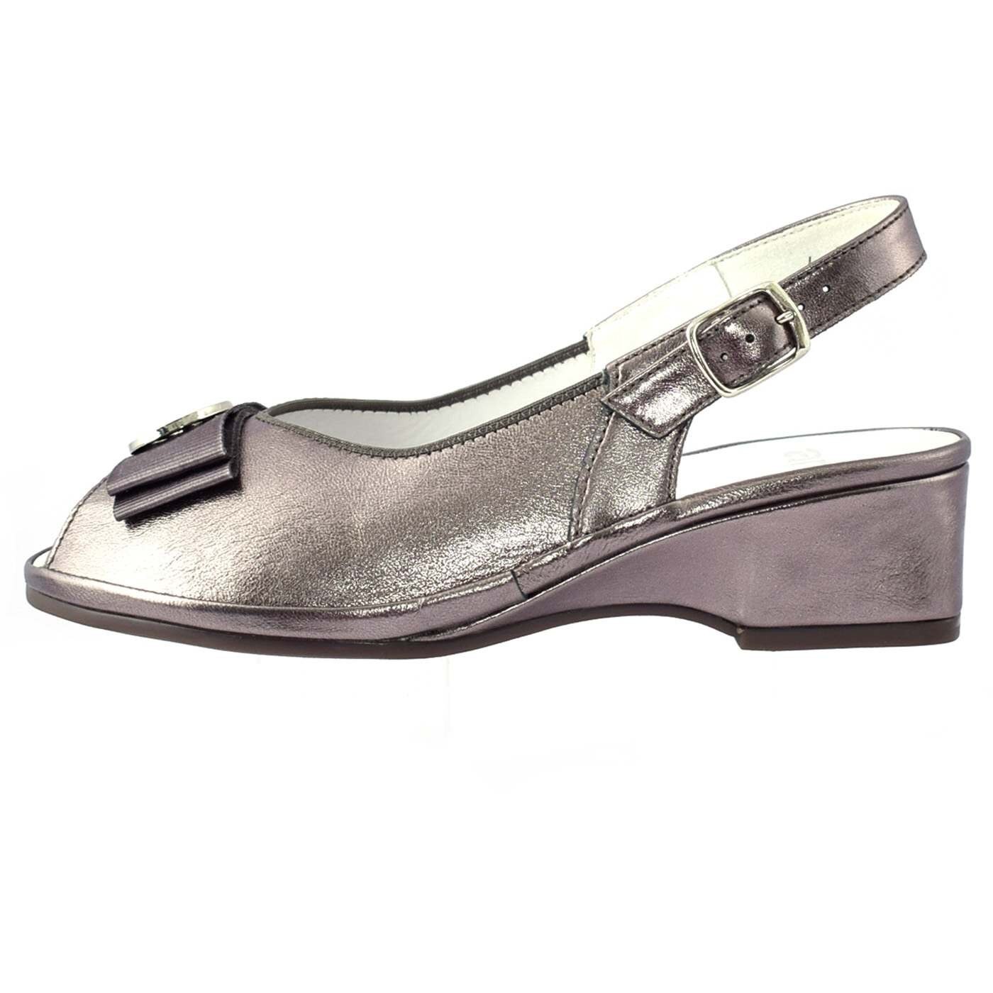 Sandale dama, din piele naturala, marca Ara, 37055-17-13, bronz, Bronz, 37.5