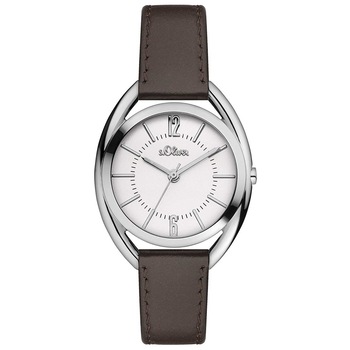 Ceas de dama s.Oliver Silver/Brown SO-3161-LQ Ceas de dama s.Oliver Silver/Brown SO-3161-LQ