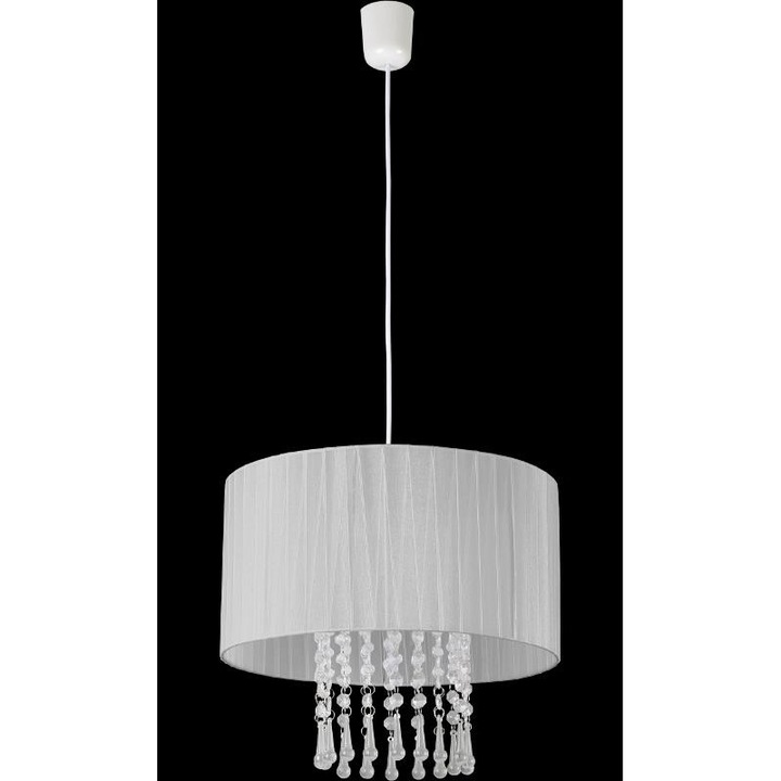 Lustra Venice Lampex, Alb/Gri, 60 W