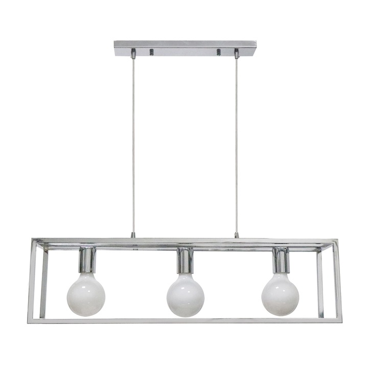 Lustra Italux Sigalo MD-BR4367-D3, 180W, IP20, 240V, Crom