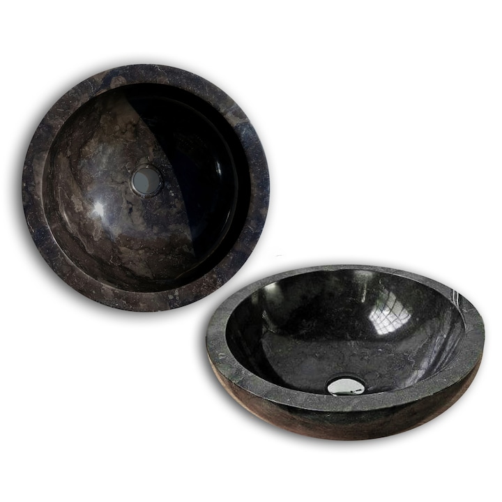 Мивка Posh Beauty Marble bowl polish, Черна
