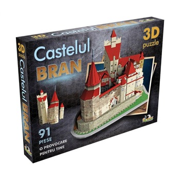 Puzzle 3D Noriel-Castelul Bran,91piese Puzzle 3D Noriel-Castelul Bran,91piese