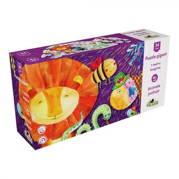 Puzzle Gigant Noriel-Animale Jucause,34piese Puzzle Gigant Noriel-Animale Jucause,34piese