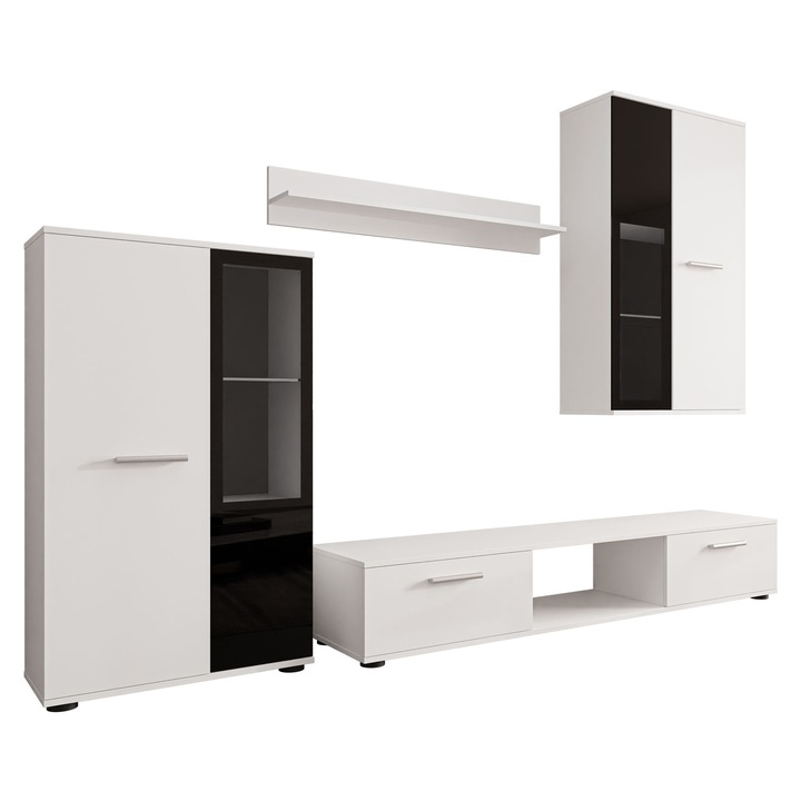 Set living camera de zi Fiesta, MIRJAN24, alb mat