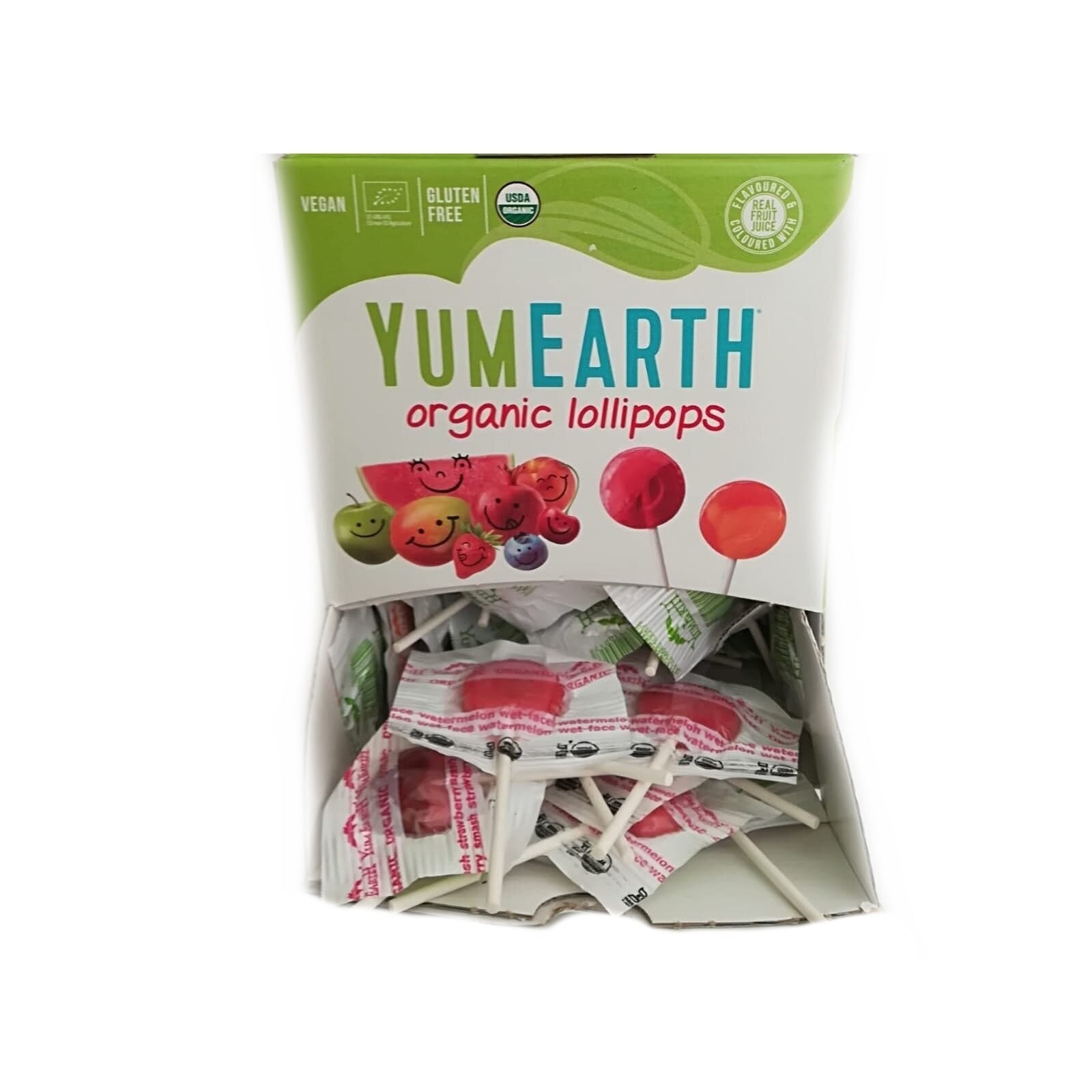 Bomboane YumEarth, Organice, 100 de buc/cutie